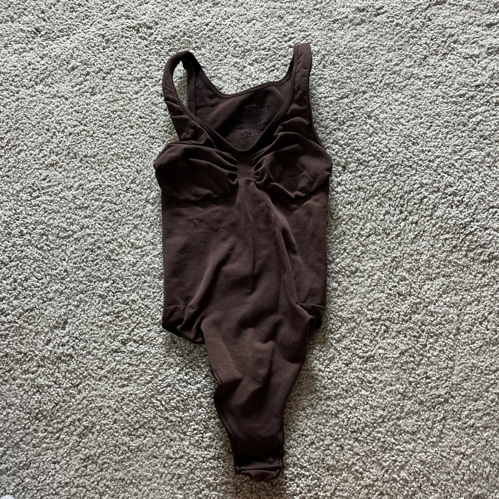 SKIMS Chocolate Brown Bodysuit